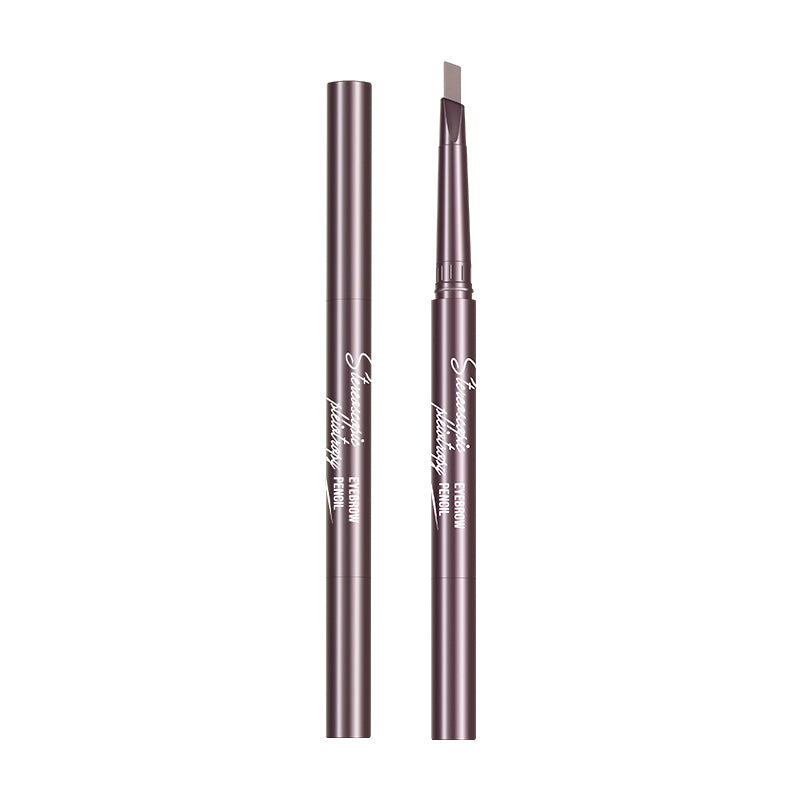 Double-headed eyebrow pencil ultra-fine three-dimensional long-lasting non-smudged triangle-head eyebrow pencil beauty makeup