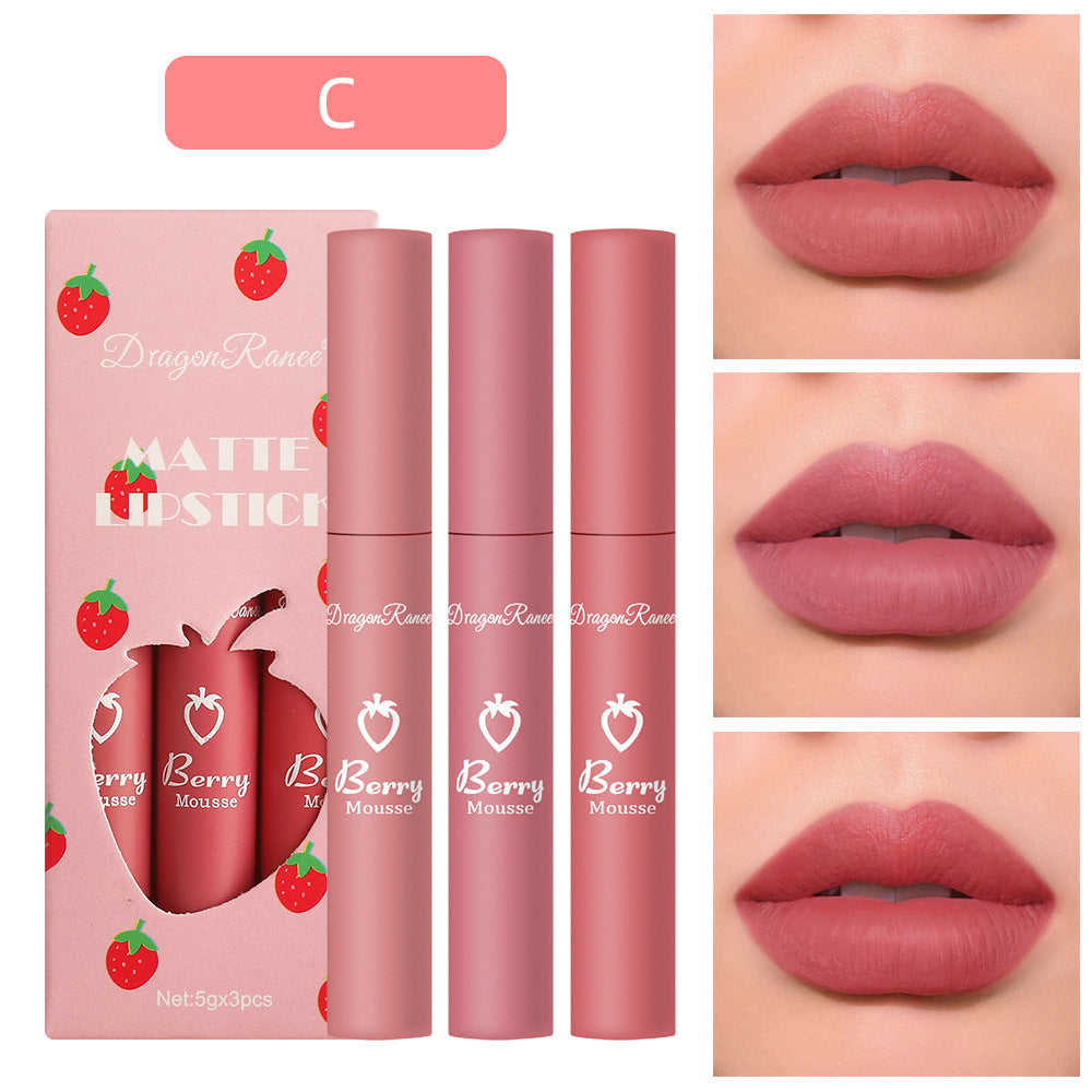 Korean Lipsticks Set Make Up For Women Beauty Cosmetics Matte Lipsticks Waterproof Long lasting The Best Liquid Lip Tint Stain