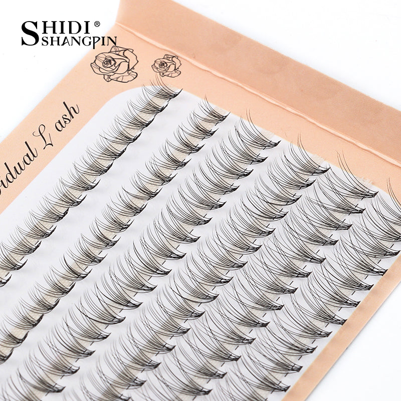 6 Rows 120 Bundles Eyelash Extension Natural Russian Volume Faux Cils Eyelashes Individual 10/20/30D Cluster False Lashes Makeup