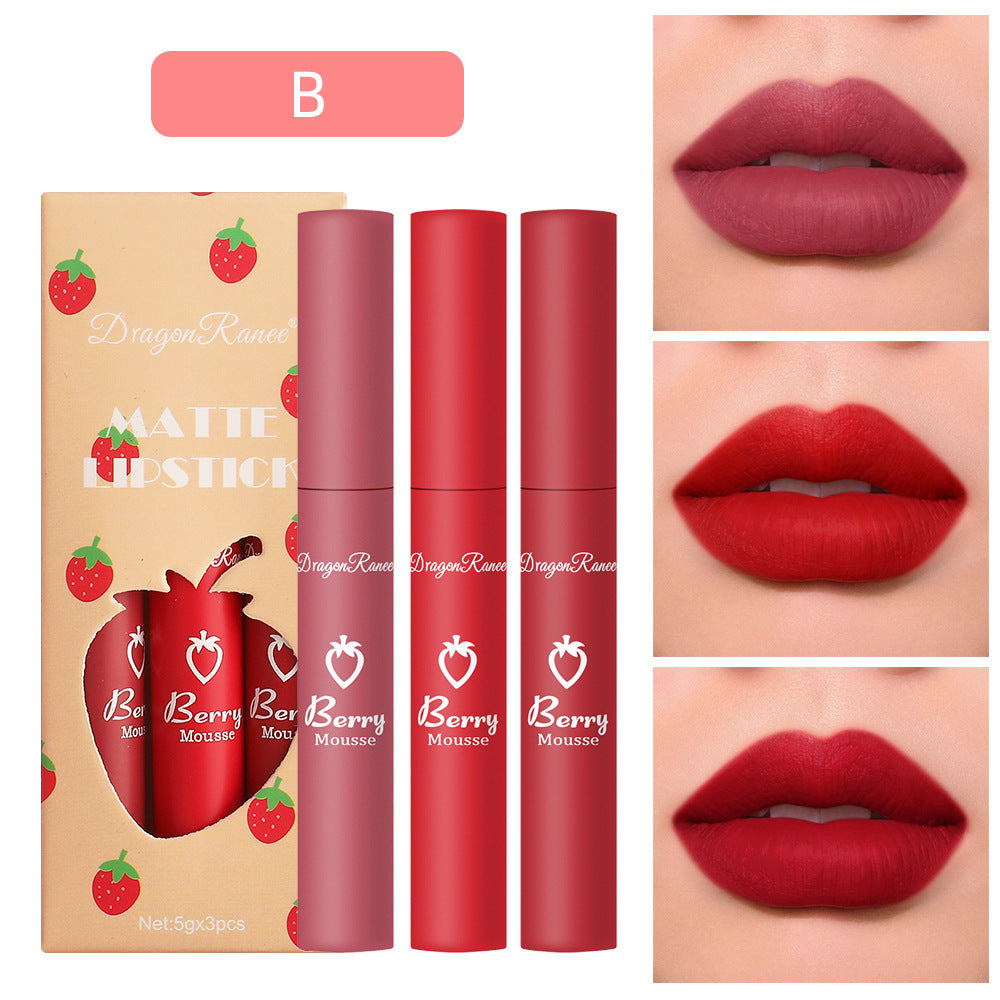 Korean Lipsticks Set Make Up For Women Beauty Cosmetics Matte Lipsticks Waterproof Long lasting The Best Liquid Lip Tint Stain